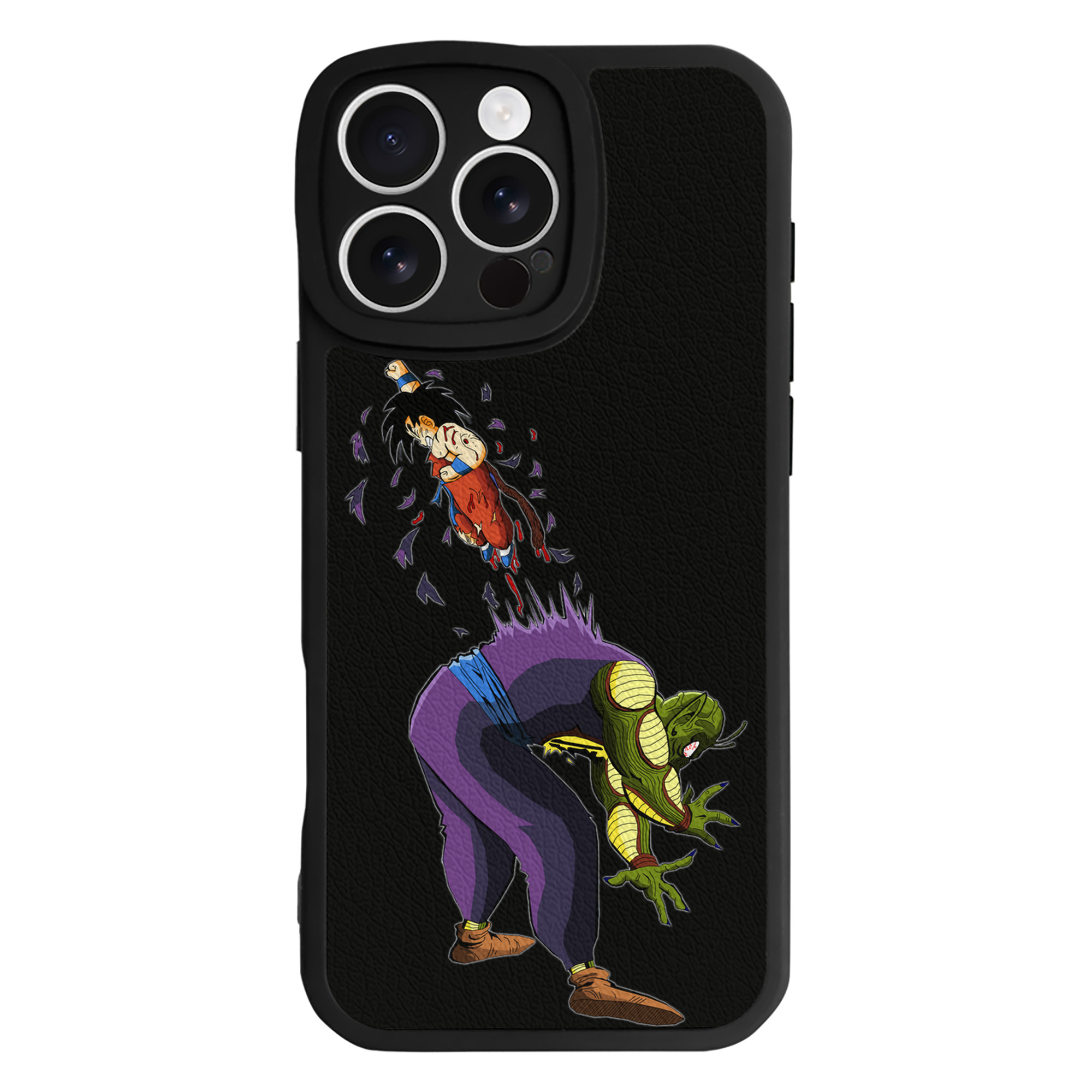 （画像用） ドラゴンボール DRAGON BALL 【iPhone 16シリーズ対応】シリコンスマホケース（レザー調） 材質：シリコン